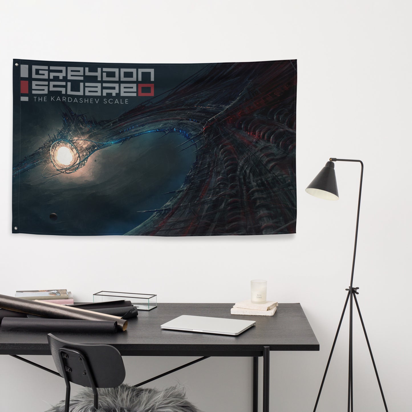 The Kardashev Scale Flag (3 ft x 4.5 ft)